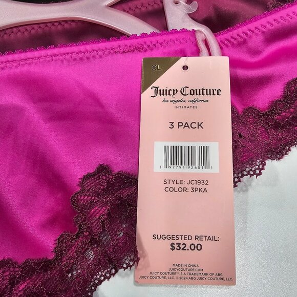 Juicy Couture 3 Pack Thongs - Picture 9 of 10
